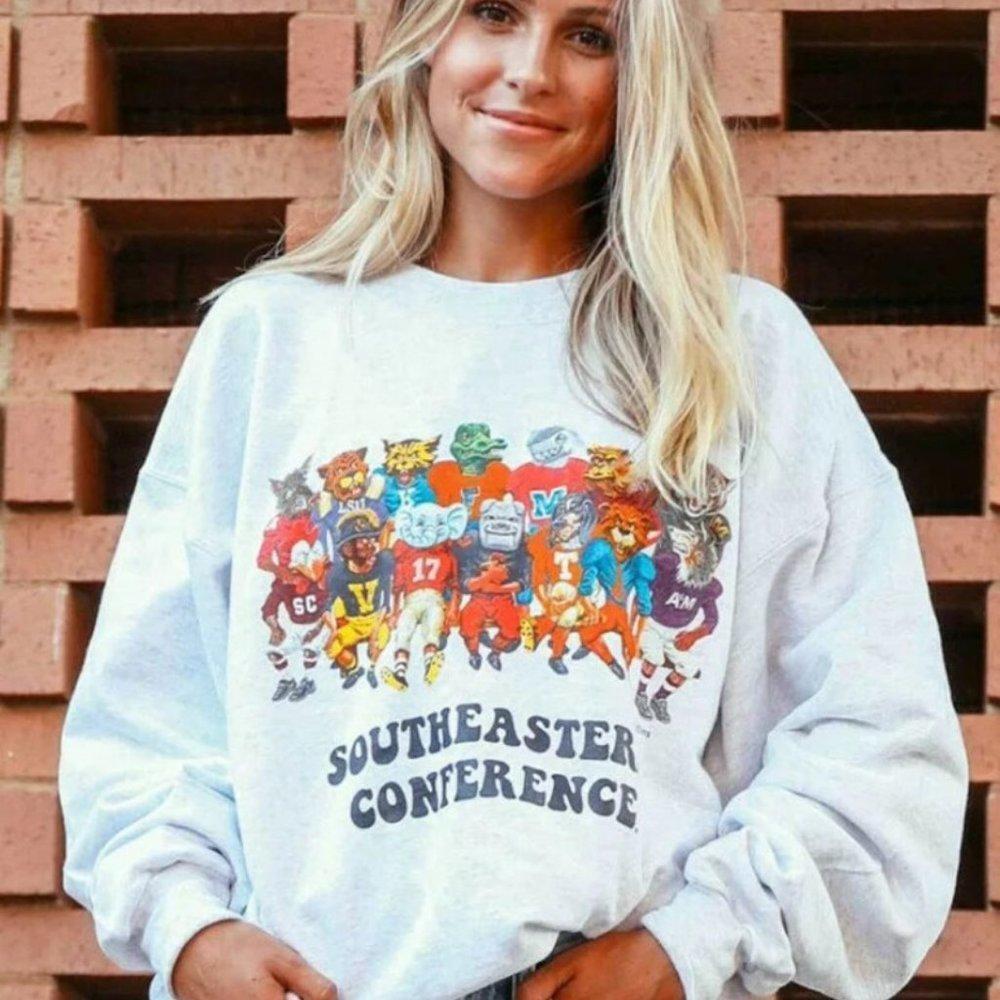 Sec Family Retro Southeastern Conference Sweatshirt